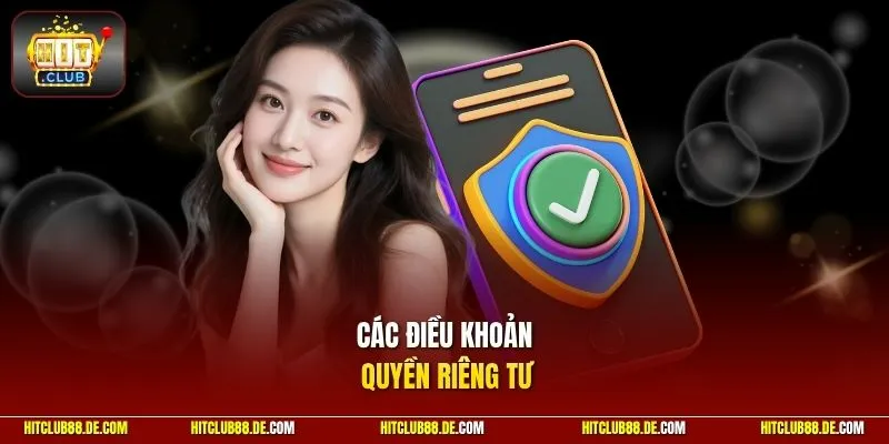 Các điều khoản quyền riêng tư
