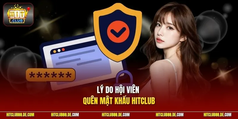 Lý do hội viên quên mật khẩu HitClub